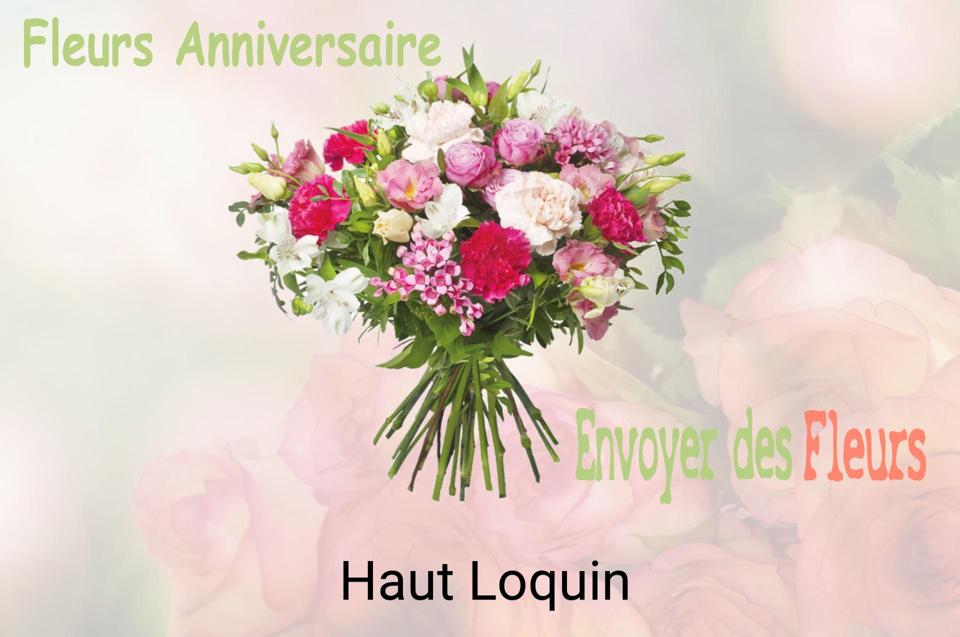 Bouquet de fleurs d’anniversaire livré à Haut-Loquin