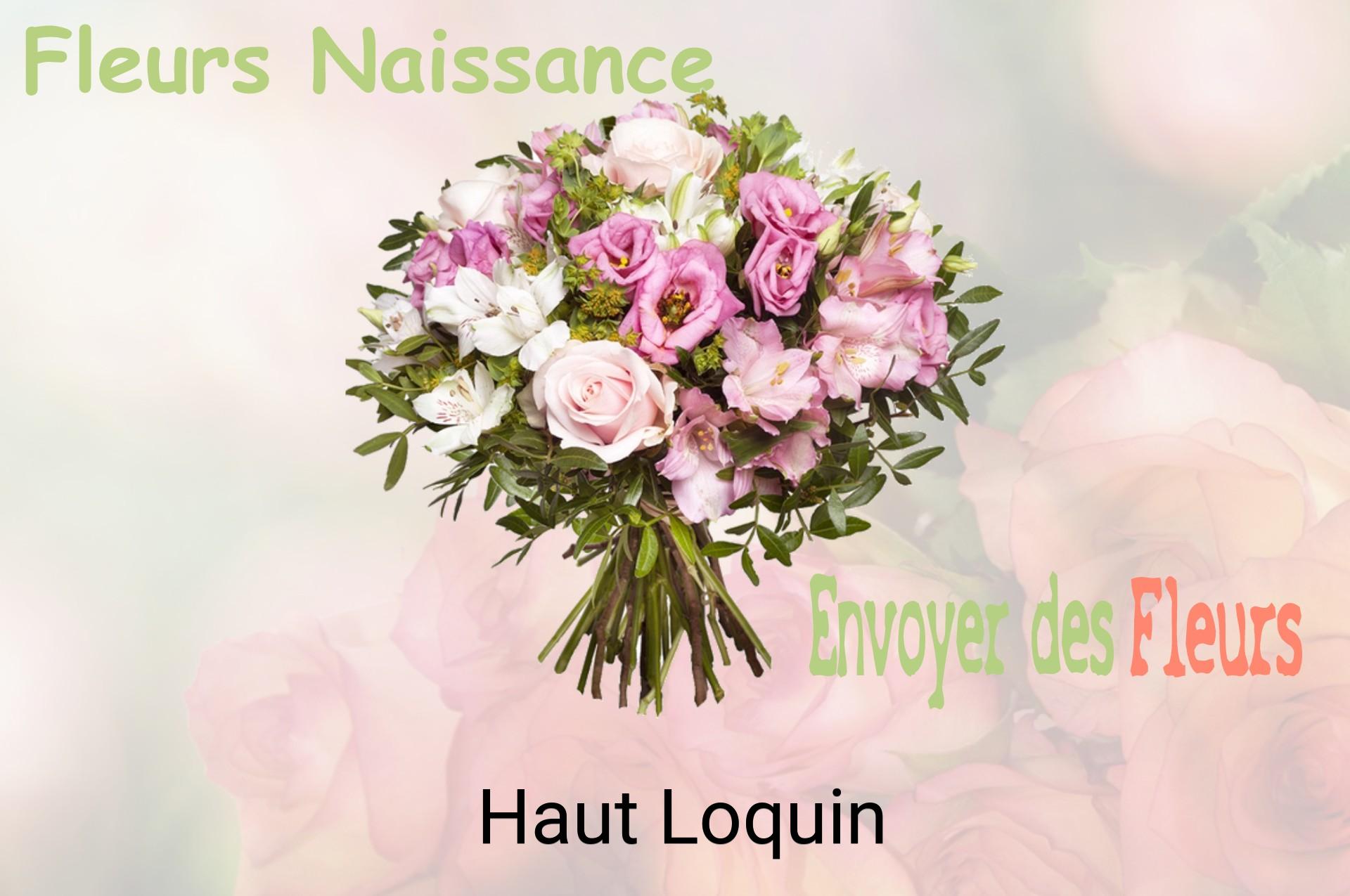 Bouquet de fleurs de naissance livré à Haut-Loquin